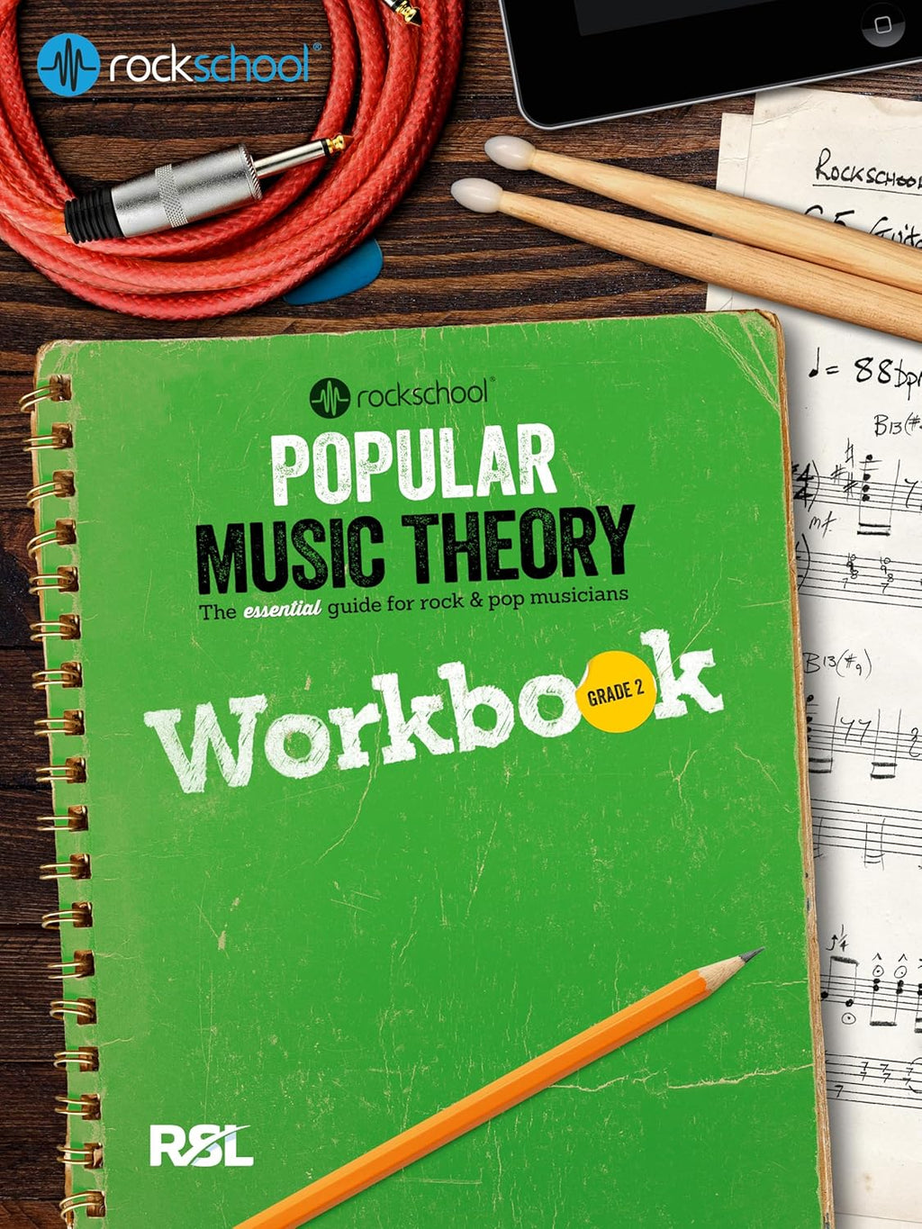 Rockschool Popular Music Theory Workbook 1-8 & Debut
