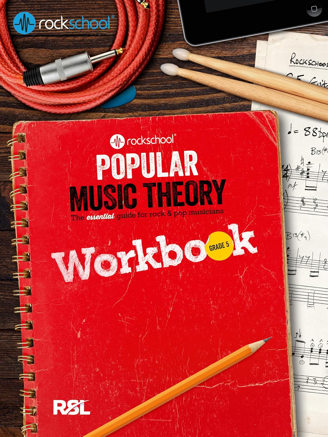 Rockschool Popular Music Theory Workbook 1-8 & Debut