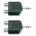 Stagg AC-2CFJMSH 2x F-RCA to Mini-Jack Adapter