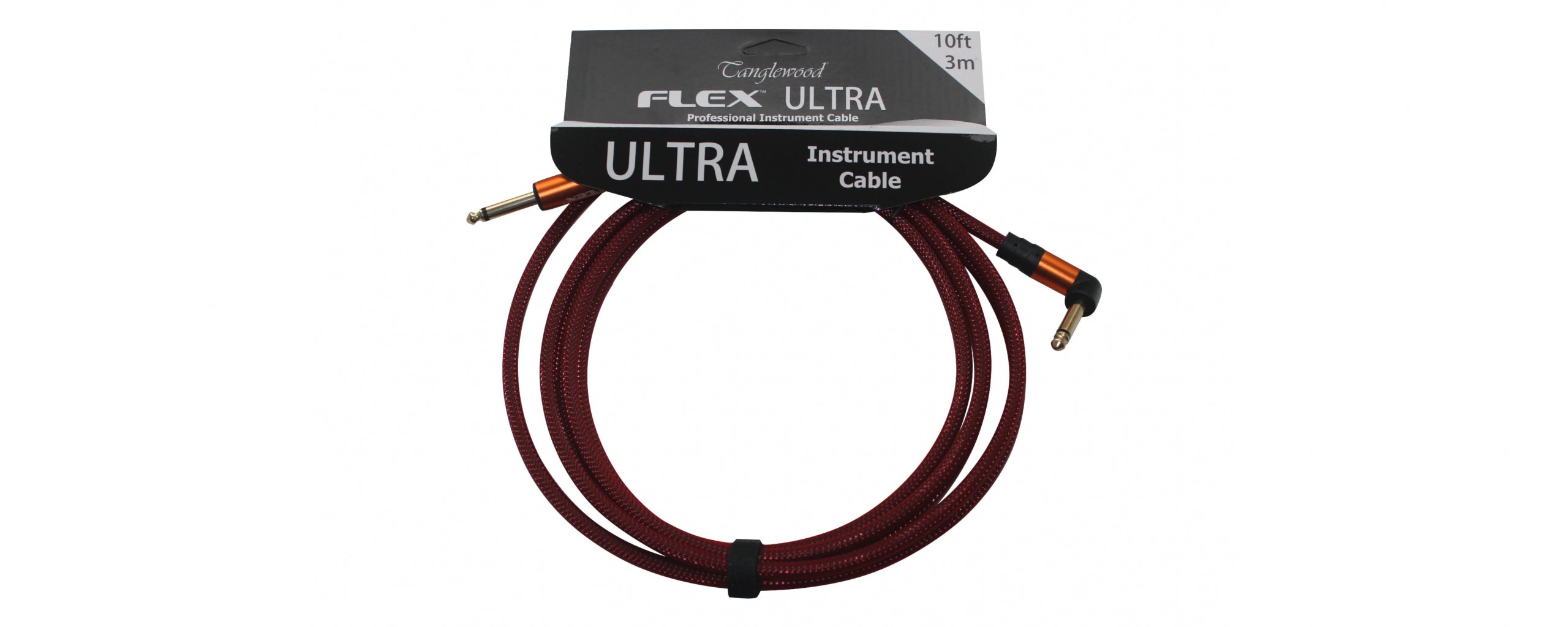 Tanglewood Ultra Flex Cable, Angled, Red