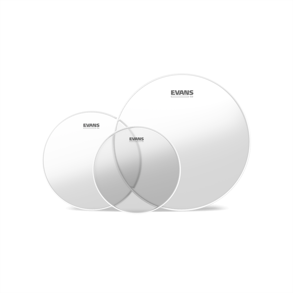 EVANS G2 Clear Tom Pack (10 inch, 12 inch, 14 inch)