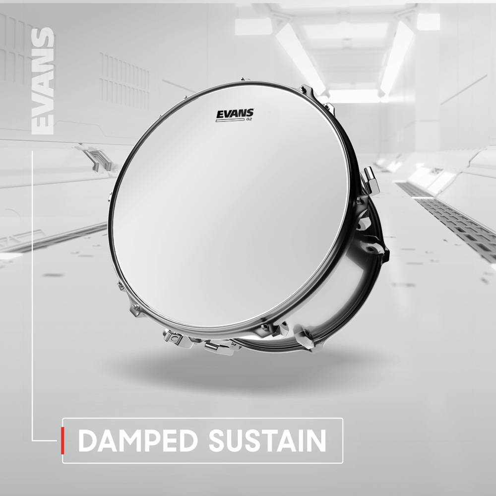 EVANS G2 Clear Tom Batter Drumhead 16 Inch