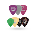 D'Addario Assorted Guitar Picks, 7-pack, Medium