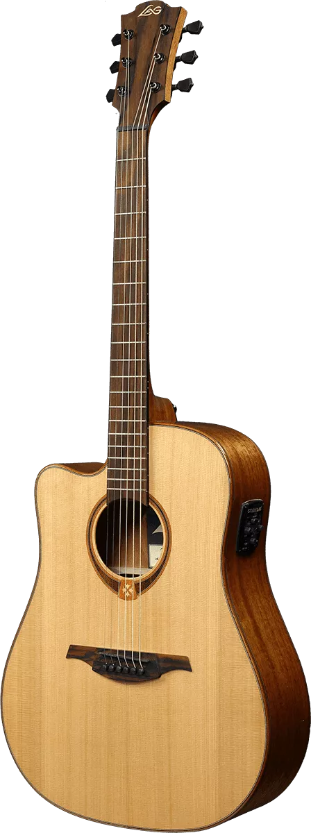 Lag Tramontane TL118DCE Dreadnought Natural Left-Handed Electro-Acoustic Guitar Ex-Demo